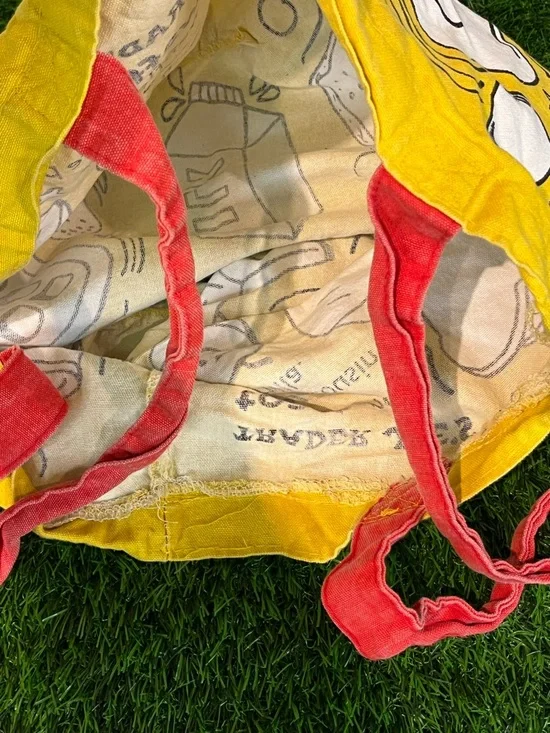 Trader Joe's Breakfast Waffle Toast Milk Jam Shopping Reusable Grocery Eco Bag - Picture 15 of 15